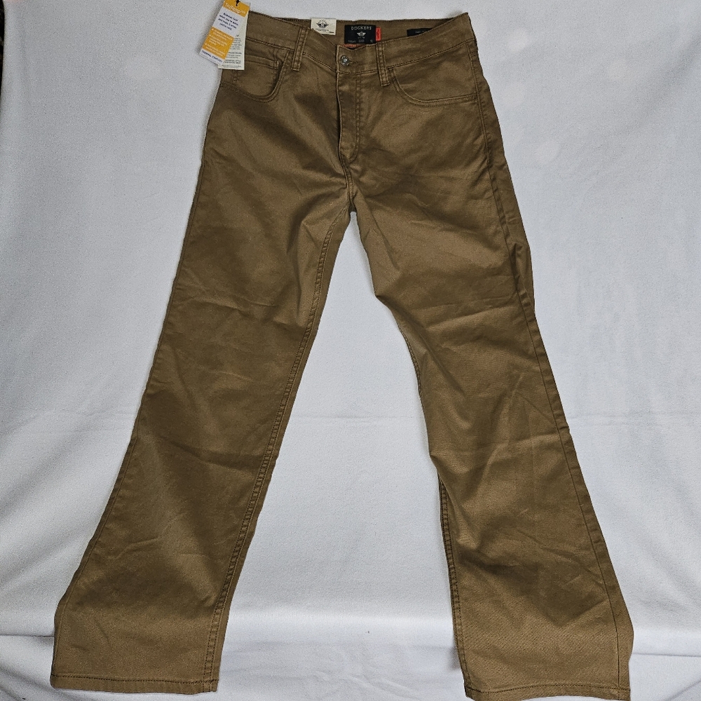 Dockers Mens Jean Cut straight Fit Pants Khaki 30x32